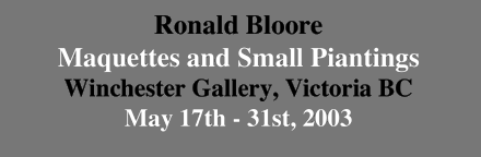Works by Ronald Bloore